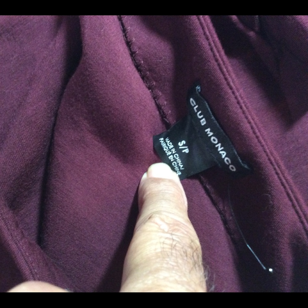 🌲Club Monaco 1 sleeve top. - Picture 5 of 6